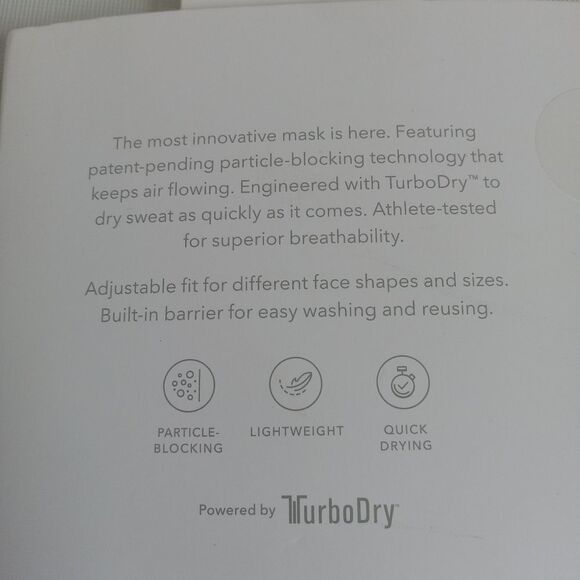 Athleta OS Pack of 2 Pink & Gray Lightweight Particle Blockin Activate Mask NIB - Picture 10 of 10